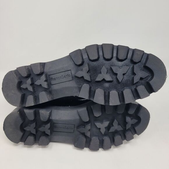 Franco Sarto Black Platform Loafers - Picture 7 of 9